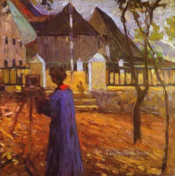 ガブリエレ・ムンターがワシリー・カンディンスキーを描いた Oil Paintings